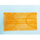 Pumpkin orange three-layer mask Pumpkin orange three-layer mask