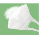 Children's white three-dimensional mask Children's white three-dimensional mask