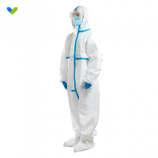 Medical disposable protective clothing with soles (minimum batch of 20 pieces)