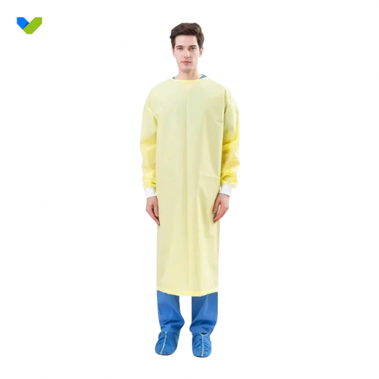 Medical Waterproof Isolation Gown【Level 3 Yellow】