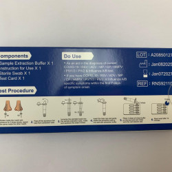 Reagen - 10合1 快速測試劑[新型冠狀病毒 / 腺病毒 / 甲 /乙型流感 / 副流感病毒1/3型 / 副流感病毒2型 / 呼吸道合胞病毒 / 肺炎衣原體 / 肺炎支原體/人類偏肺病毒 ]單支裝