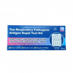 Reagen - 10 in 1 Rapid Test Kit [Novel Coronavirus/ Adenovirus/ Influenza A/B/ Parainfluenza Virus Type 1/3/ Parainfluenza Virus Type 2/ RSV/ Chlamydia Pneumoniae/ Mycoplasma Pneumoniae/ Human Metapneumoniae Virus] Single