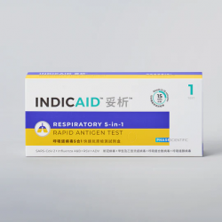 【5-in-1】INDICAID™ COVID-19/Influenza A and Type II/Respiratory Syncytial Virus/Respiratory Adenovirus Rapid Antigen Detection Kit 【5-in-1】INDICAID™ COVID-19/Influenza A and Type II/Respiratory Syncytial Virus/Respiratory Adenovirus Rapid Antigen Detection Kit